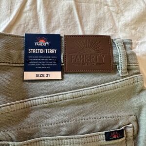 Men's Stretch Terry 5-Pocket Pant - Faded Olive